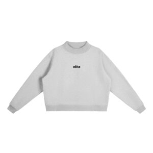 ELITE Fleece Mock-Neck Crew Sweatshirt