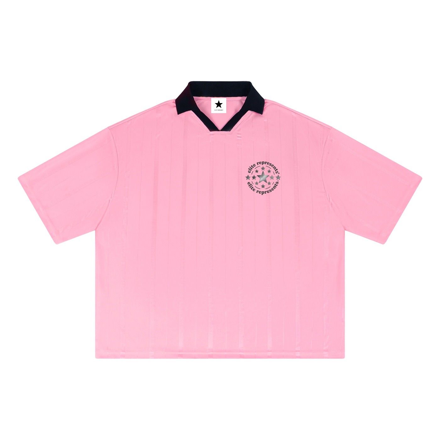 Unisex Striped Boxy Soccer Jersey