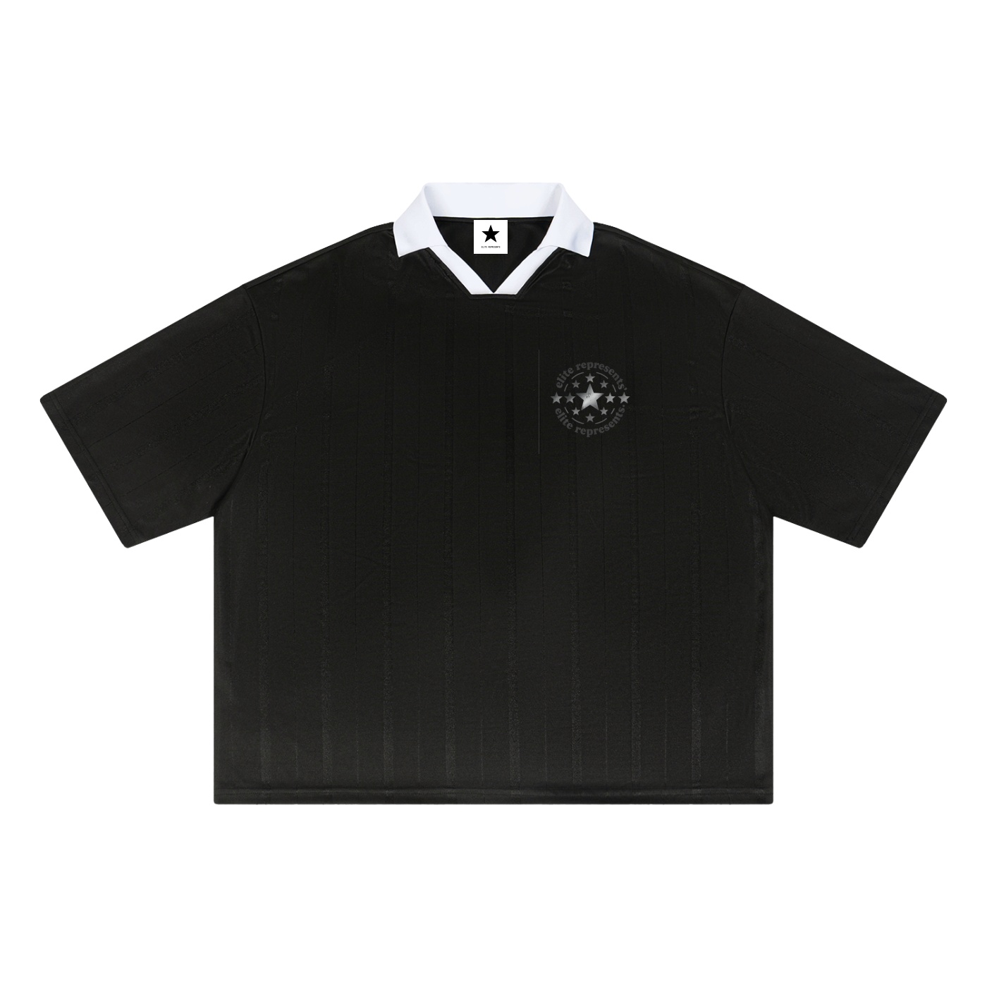 Unisex Striped Boxy Soccer Jersey - Image 2
