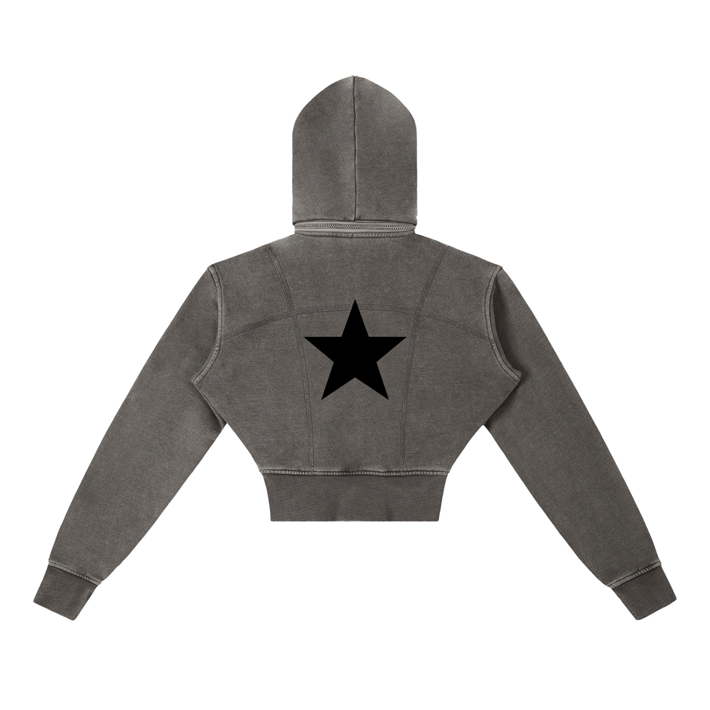 ELITE Vintage Cropped Hoodie - Image 6