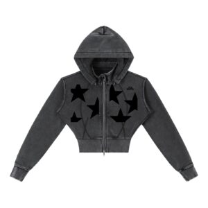 ELITE Vintage Cropped Hoodie