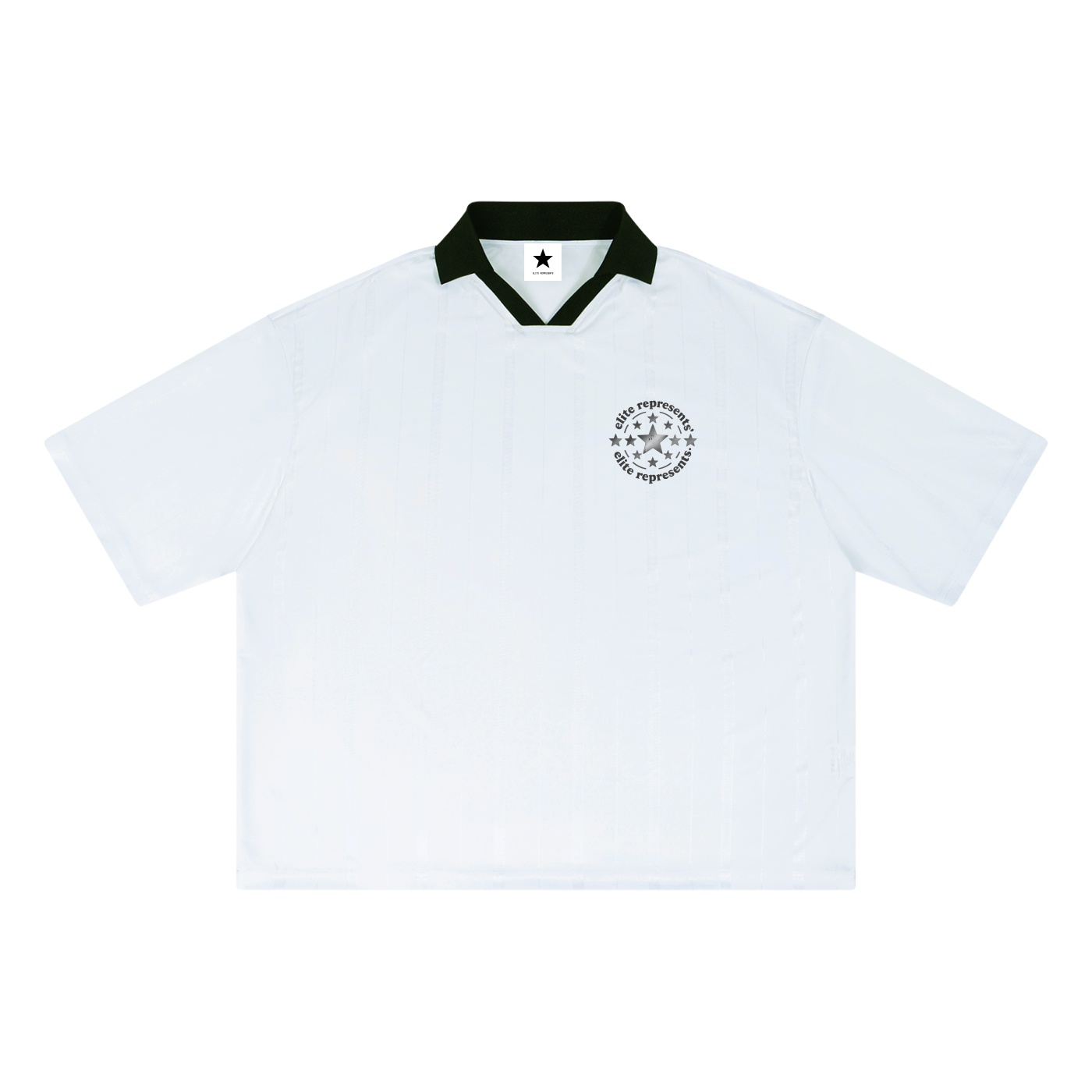 Unisex Striped Boxy Soccer Jersey - Image 4