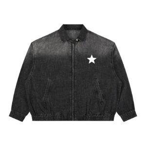 ELITE Unisex Vintage Wash Full-Zip Denim Jacket